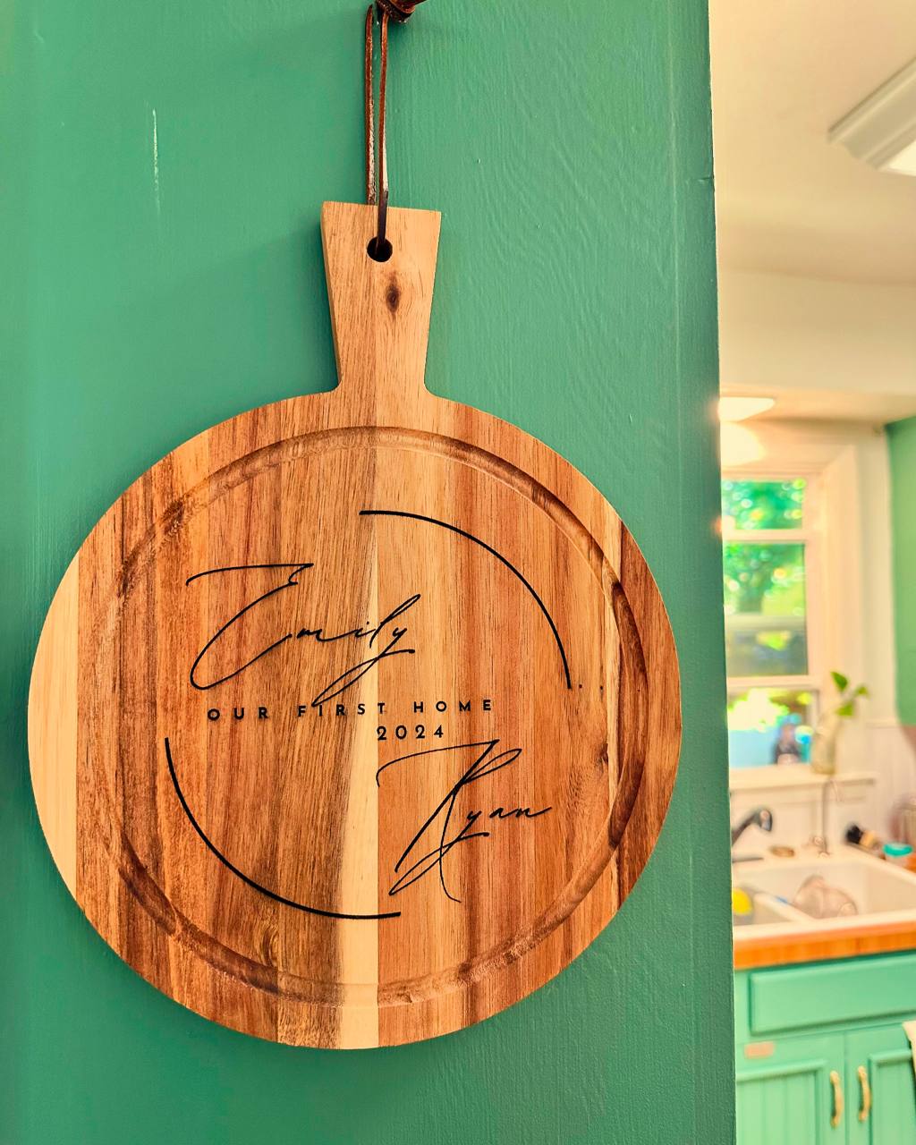 Engraved cutting board